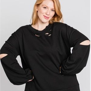 Women’s sweater (Distressed pullover)
